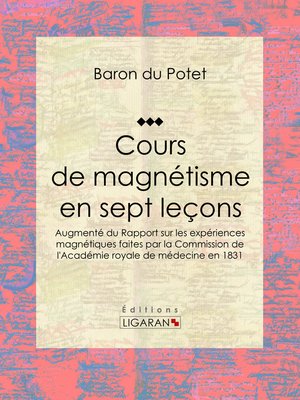 cover image of Cours de magnétisme en sept leçons